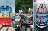 ট্রেন-বাস-লঞ্চে অর্ধেক যাত্রী