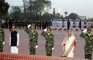 জাতীয় স্মৃতিসৌধে শহীদদের প্রতি রাষ্ট্রপতি ও প্রধানমন্ত্রীর শ্রদ্ধা
