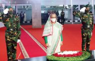 ঐতিহাসিক ৭ মার্চ: বঙ্গবন্ধুর প্রতিকৃতিতে প্রধানমন্ত্রীর শ্রদ্ধা