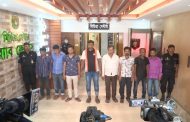 ফরিদপুরে সাম্প্রতিক ডাকাতির ঘটনায় ৮জন গ্রেফতার