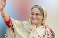 দেশের পথে প্রধানমন্ত্রী শেখ হাসিনা