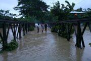 টানা বৃষ্টিতে পানির নিচে খাগড়াছড়ি-লংগদু সড়ক, যোগাযোগ বিচ্ছিন্ন