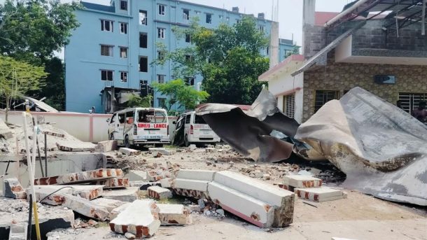 রংপুরে এলপিজি গ্যাস স্টেশনে বিস্ফোরণে নিহত ১, আহত ২৫