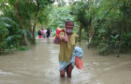 মেঘনার পানি বিপৎসীমার ওপরে, উপকূলীয় অঞ্চল প্লাবিত