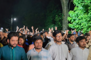 রাকসু নির্বাচন পেছানোর প্রতিবাদে ছাত্রশিবিরের বিক্ষোভ