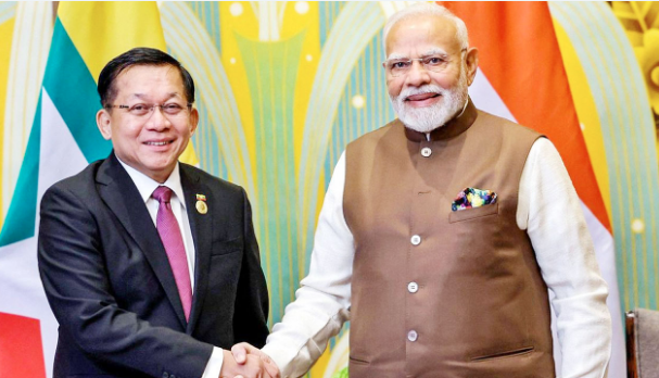 মিয়ানমারের জাতীয় নির্বাচনে সহযোগিতার আশ্বাস মোদির