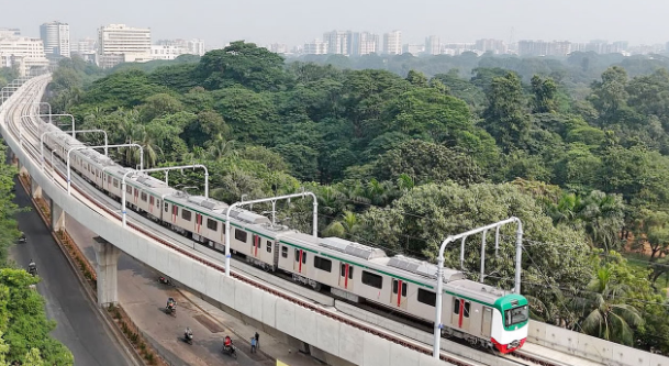 আগারগাঁও–শাহবাগ অংশে মেট্রোরেল চলাচল বন্ধ