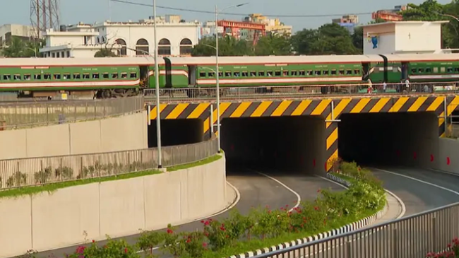 অবশেষে খুলে দেওয়া হলো রেলওয়ে আন্ডারপাস