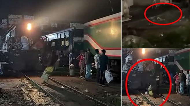 পা পিছলে ট্রেনের নিচে পড়া ব্যক্তির হাসপাতালে মৃত্যু
