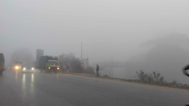 মাঝারি থেকে ঘন কুয়াশার আভাস