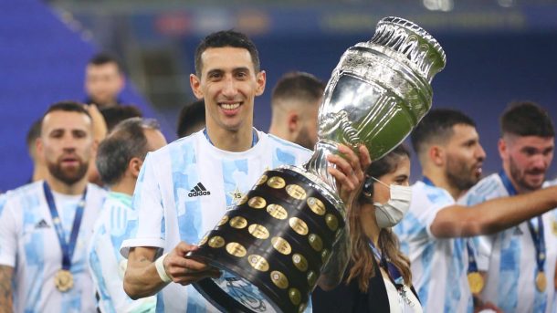 ব্রাজিলকে হারিয়ে কোপার শিরোপা জয় ডি মারিয়ার সবচেয়ে সুন্দর মুহূর্ত