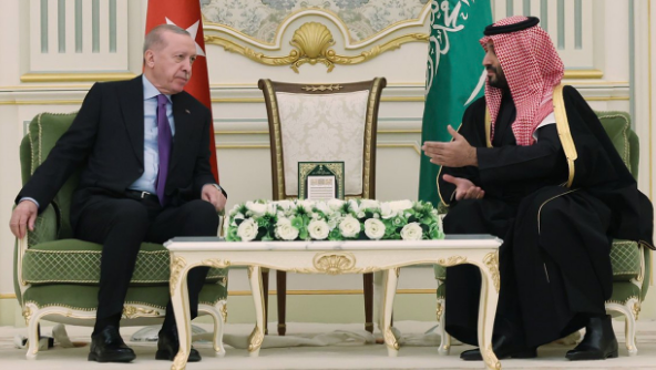 সৌদির ক্রাউন প্রিন্সের সঙ্গে তুরস্কের প্রেসিডেন্টের বৈঠক