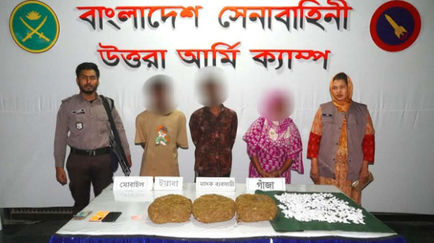 সাত দিনে সেনাবাহিনীর অভিযানে ৫১টি অবৈধ অস্ত্রসহ গ্রেপ্তার ৩৬৮