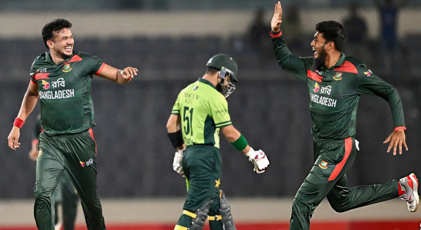 রোমাঞ্চকর লড়াইয়ে পাকিস্তানকে হারিয়ে সিরিজ জিতল বাংলাদেশ