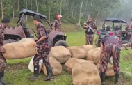 সীমান্তে ৬২ লাখ টাকার ভারতীয় শাড়ি জব্দ
