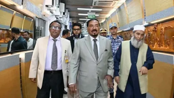 খামেনির জানাজায় অংশ নিতে ঢাকা ছাড়লেন স্পিকার