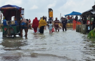 বরগুনায় নদীর পানি বিপৎসীমার ওপরে, নিম্নাঞ্চল প্লাবিত হওয়ার শঙ্কা