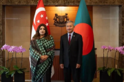 পররাষ্ট্র প্রতিমন্ত্রীর সঙ্গে সিঙ্গাপুরের পররাষ্ট্রমন্ত্রীর বৈঠক