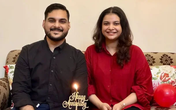 দ্বিতীয় বিয়ের প্রথম বিবাহবার্ষিকী, আবেগঘন শবনম ফারিয়া