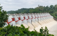 ৮ দিন পর কাপ্তাই বাঁধের ১৬ জলকপাট বন্ধ, কমেছে কাপ্তাই হ্রদের পানি