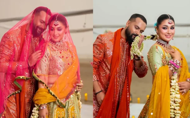 বিয়ের সাজে প্রশংসা পাচ্ছেন অপু বিশ্বাস-আদর আজাদ